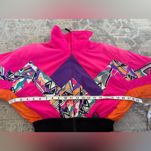 Vintage Tyrolia Ladies Ski Suit With Stirups Size 4 - Picture 12 of 16